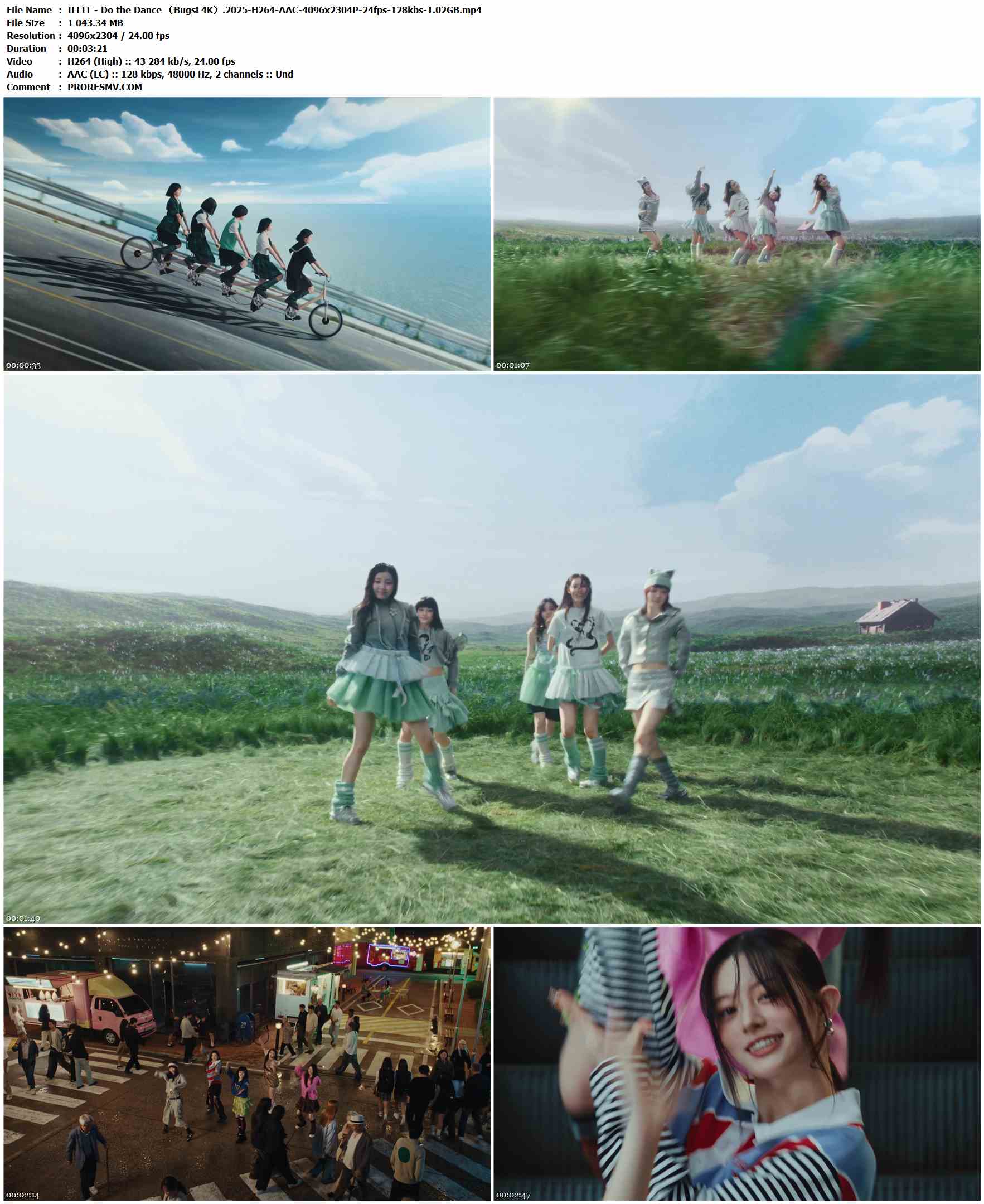ILLIT - Do the Dance （Bugs! 4K）.2025-H264-AAC-4096x2304P-24fps-128kbs-1.02GB官方MV_高清MV